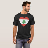 National Flag of Lebanon souvenir  for men women   T-Shirt (Vorne ganz)