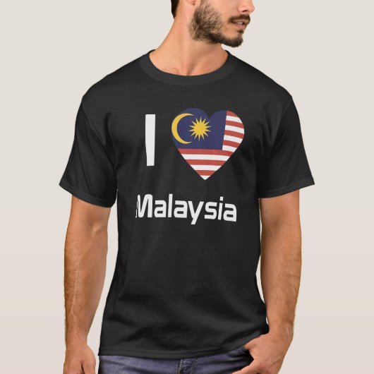 National Flag of Malaysia souvenir  for men women T-Shirt (Vorderseite)