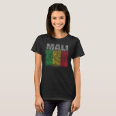 National Flag of Mali souvenir for men women 3 T-Shirt (Vorne ganz)