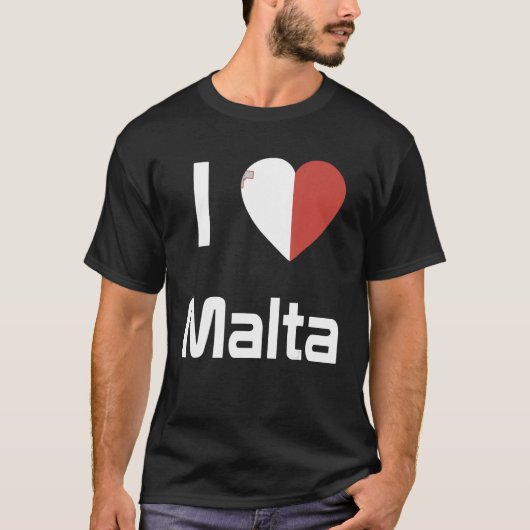 National Flag of Malta souvenir for men women T-Shirt (Vorderseite)
