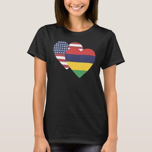 National Flag of Mauritius souvenir for men women T-Shirt (Vorderseite)