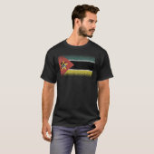 National Flag of Mozambique souvenir for men wome T-Shirt (Vorne ganz)