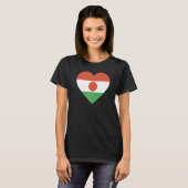 National Flag of Niger souvenir for men women 4 T-Shirt (Vorne ganz)