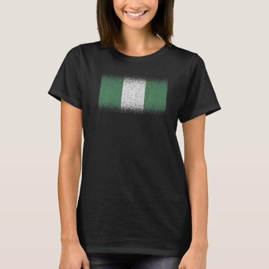 National Flag of Nigeria souvenir  for men women   T-Shirt (Vorderseite)