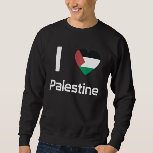 National Flag of Palestine souvenir for men women Sweatshirt (Vorderseite)