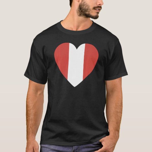National Flag of Peru souvenir for men women 2 T-Shirt (Vorderseite)