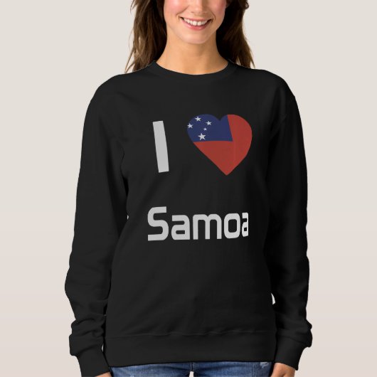 National Flag of Samoa souvenir  for men women  2 Sweatshirt (Vorderseite)