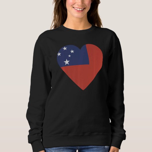 National Flag of Samoa souvenir for men women 4 Sweatshirt (Vorderseite)
