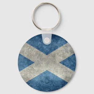 National flag of Scotland - Vintage version Schlüsselanhänger
