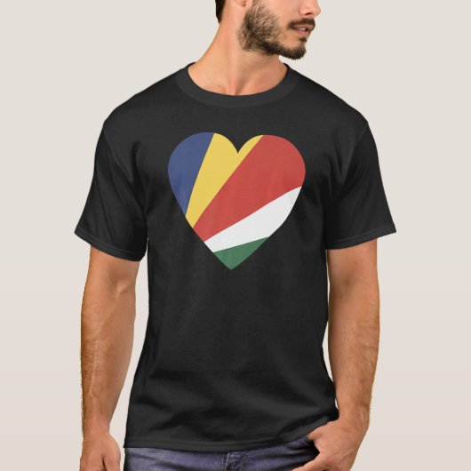 National Flag of Seychelles souvenir for men wome T-Shirt (Vorderseite)
