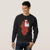 National Flag of Tonga souvenir   for men women Sweatshirt (Vorne ganz)