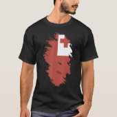National Flag of Tonga souvenir for men women T-Shirt (Vorderseite)