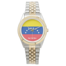 National flag of Venezuela Armbanduhr