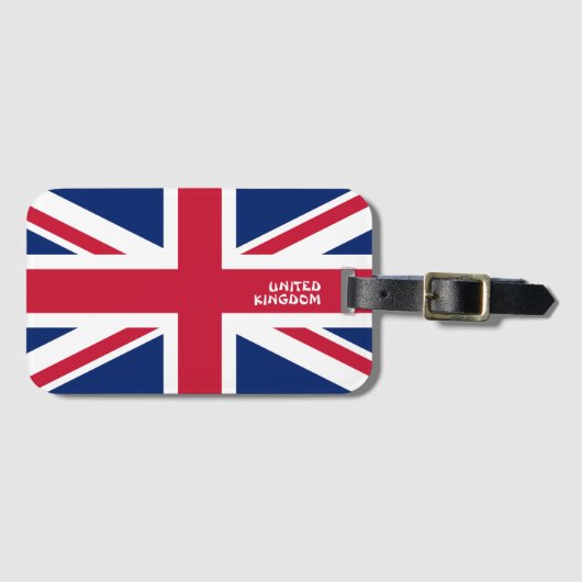 National Flag Patriotic Gepäckanhänger (Vorderseite (Horizontal))