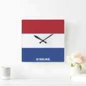National Flag Patriotic Quadratische Wanduhr (Zuhause)