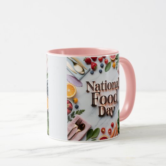 National Food Day Combo Mug Tasse (VorderseiteRechts)