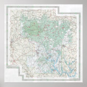 National Forest Map von Bankhead (2006) Poster (Vorne)