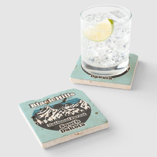 National Forest, South Dakota Steinuntersetzer (Seitenansicht)