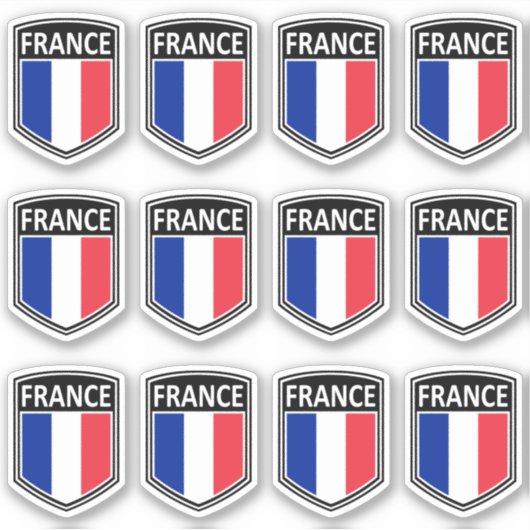 National - Frankreich Aufkleber (Vorderseite)