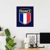 National - Frankreich Poster (Heimbüro)