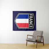 National - Frankreich Wandteppich (Beispiel (Horizontal))