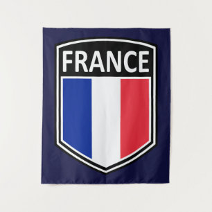 National - Frankreich Wandteppich