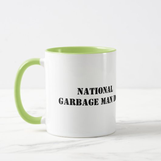National Garbage Man Day Coffee Tasse Garbage Truc (Links)
