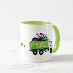 National Garbage Man Day Coffee Tasse Garbage Truc