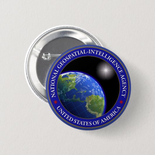 National Geospatial Intelligence Agency Button (Vorne & Hinten)