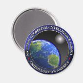 National Geospatial-Intelligence Agency (NGA) Magnet (Vorderseite/Rückseite)