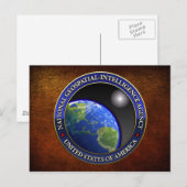 National Geospatial-Intelligence Agency (NGA) Postkarte (Vorne/Hinten)