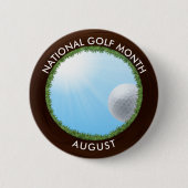 National Golf Month Button (Vorderseite)