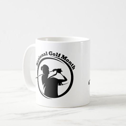 National Golf Month Kaffeetasse (Vorderseite Links)