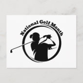 National Golf Month Postkarte (Vorderseite)