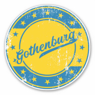 National - Göteborg Schweden   Schweden Sticker
