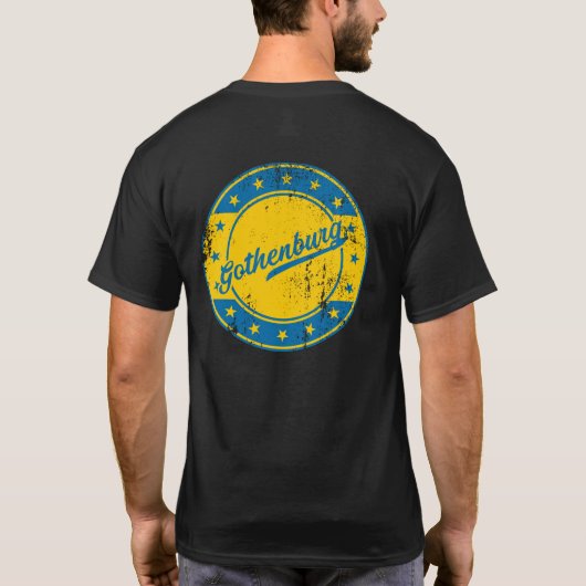 National - Göteborg Schweden | Schweden T - Shirt (Rückseite)