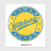 National - Göteborg Sverige | Schweden Sticker (Blatt)