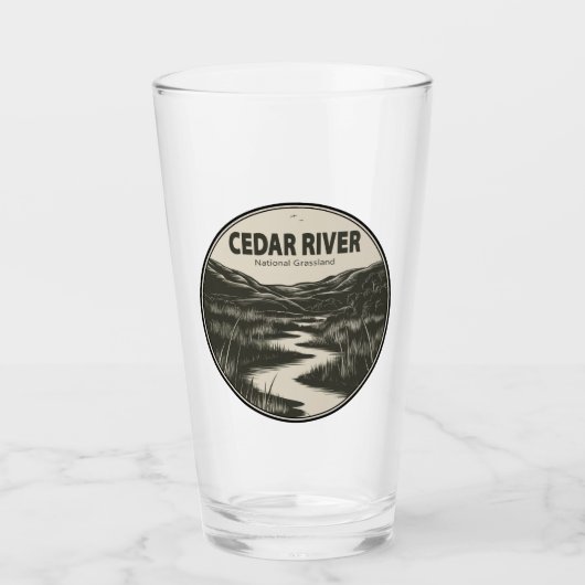 National Grassland Stream an der Cedar Glas (Vorderseite)