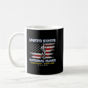National Guard Veteran Immer Bereit Amerikanische Kaffeetasse