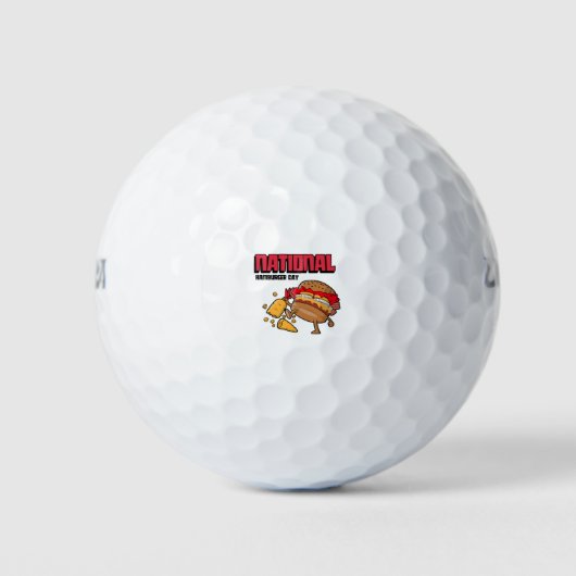National Hamburger Day Golfball (Vorderseite)