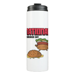 National Hamburger Day Thermosbecher