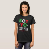 National Hispanic Heritage Afro Latina Lateinameri T-Shirt (Vorne ganz)