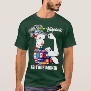 National Hispanic Heritage Monat Frau Latino Coun T-Shirt