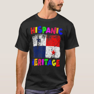 National Hispanic Heritage Monat Latino Panama T-Shirt