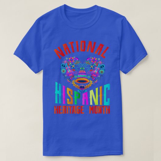 National Hispanic Heritage Monat Long Sl T-Shirt (Design vorne)