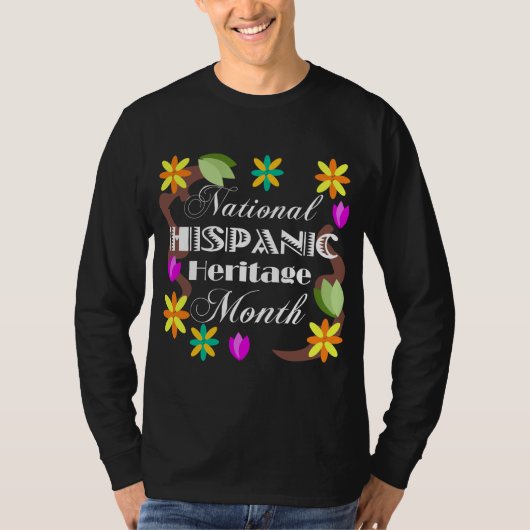 National Hispanic Heritage Montag T - Shirt (Vorderseite)