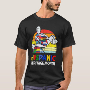 National Hispanic Heritage Montag Tanz Lateinische T-Shirt