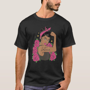 National Hispanic Heritage Monte Floral Latina Flo T-Shirt
