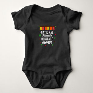 National Hispanic Heritage Monte Funny Gift Baby Strampler