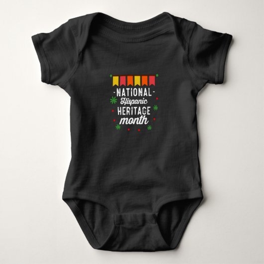 National Hispanic Heritage Monte Funny Gift Baby Strampler (Vorderseite)